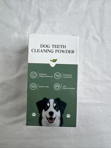 Dog Teeth Cleaning Powder Effective Plaque Remover All Natural Ingredients - Picture 1 of 4