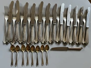 BSF Friederike Besteck 33 Teile Silber 800 Dessert Obst Kaffeelöffel - Bild 1 von 12