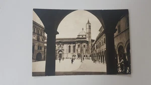 CARTOLINA ASCOLI PICENO PIAZZA DEL POPOLO ANIMATA 1949 FG VG - Imagen 1 de 1