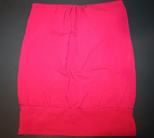 Y2K Hot Pink Strapless Ruched Victoria's Secret VS Built-In Bra Top Women Small - Picture 1 of 6