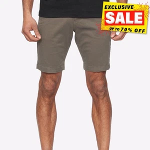 Duck And Cover Moreshore Mens Smart Casual Chino Shorts Green - Picture 1 of 4