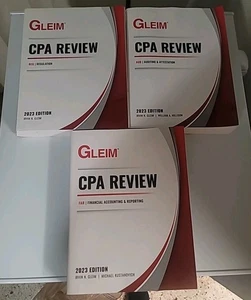 Gleim CPA Review 2023 Regulation, Financial Accounting Reporting, Auditing & Att - Picture 1 of 2