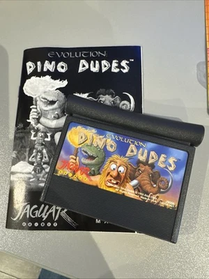 Evolution: Dino Dudes (Atari Jaguar, 1994) CIB w/Manual - Image 1 of 4