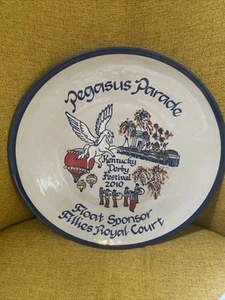 Louisville Stoneware Derby And Festival Plate 2010 Vintage Pegasus Parade - Picture 1 of 2