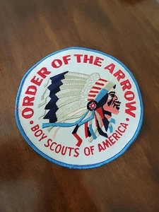Patch Vintage Boy Scouts Of America Ordine Della Freccia BSA-Large - Foto 1 di 2