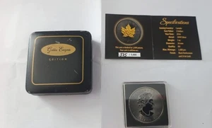 1oz Canada Golden Enigma 2016 5$ Black Ruthenium 24 kt Gold 575/5000 - Bild 1 von 2