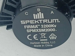 Spektrum RC 3200Kv brushless motor, heatsink, and cooling fan - Foto 1 di 3