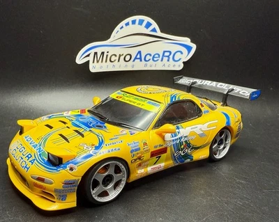 Custom Yellow Mini-Z Mazda RX-7 body - Image 1 of 4