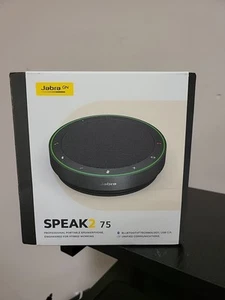 Jabra Speak2 75 Wireless Bluetooth Speakerphone Portable - Dark Grey 2775-419-R6 - Picture 1 of 5