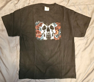 Vintage Deftones 2003 Skull Red Blue Roses Deadstock promo Shirt Size Large