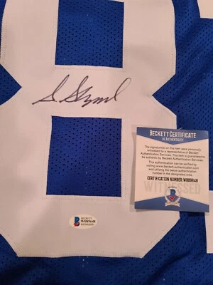 Sterling Shepard Certified Signed/Autographed Custom Giants Jersey (Beckett COA) - Image 1 of 4