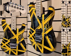 EVH Striped Series Black with Yellow Stripes- Sofort Lieferbar!! - Bild 1 von 10