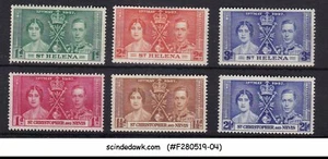 ST HELENA & ST CHRISTOPHER & NEVIS 1937 KGVI KRÖNUNG 6V MH - Bild 1 von 1