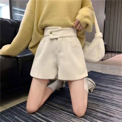 Women Girls Shorts Hot Pants Wide Leg High Waist Clubwear Party Cocktail Fashion - Image 1 of 4