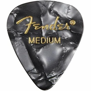 Fender 351 Shape Premier Celluloid Guitar Picks, Medium, Black Moto, 12-Pack - Picture 1 of 2