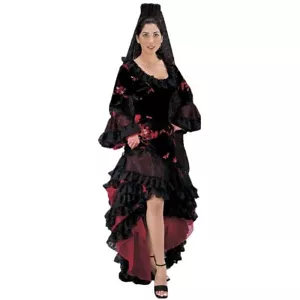 Deluxe Spanish Flamenco Dress 12/14 - Picture 1 of 11