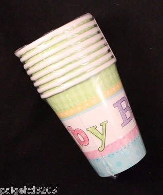 Tazas de fiesta para bebé Amscan calientes/frías tendedero tierno 9 oz/266 ml X 24 tazas Foto 1 de 2