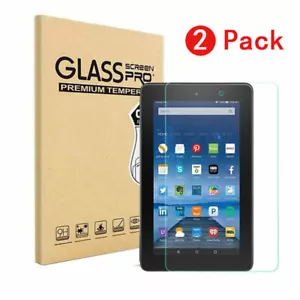 2 Pack Tempered Glass Screen Protector For Amazon fire 7" / HD 8"/ HD 10" Tablet - Picture 1 of 62