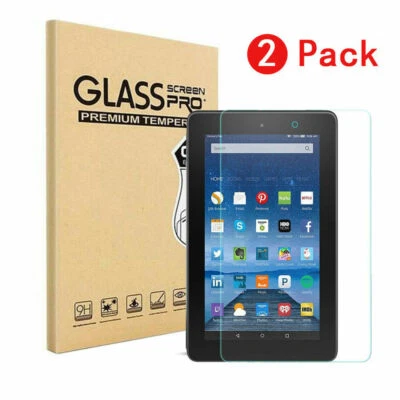 2 Pack Tempered Glass Screen Protector For Amazon fire 7" / HD 8"/ HD 10" Tablet - Image 1 of 4