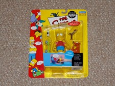 2000 Playmates The Simpsons WOS Series 1 Bart Simpson Figure New MOC