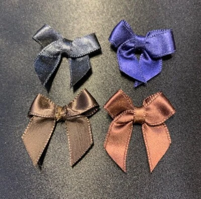 3/8" Mini Satin Ribbon Bows - Image 1 of 4