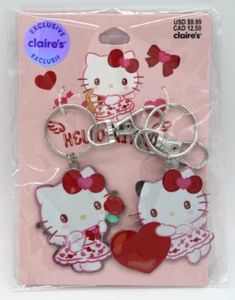 Hello Kitty BFF Keychain Set Claire's Exclusive Sanrio Best Friends Jewelry NEW - Picture 1 of 10