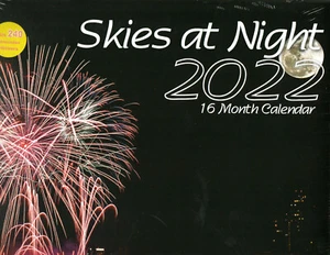 SKIES AT NIGHT 16-Month 2021-2022 11x12 Wall Calendar BRAND NEW! STILL SEALED! - Picture 1 of 2