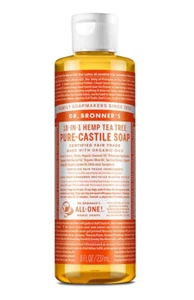 Dr. Bronner's - Pure-Castile Liquid Soap (Tea Tree, 8 ounce) - Made with Organic - Picture 1 of 1