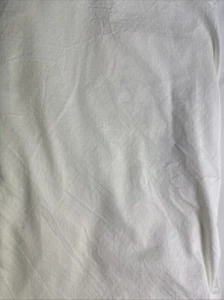 Calvin Klein Home Queen Size Flat Sheet White 100% Combed Cotton - Picture 1 of 8