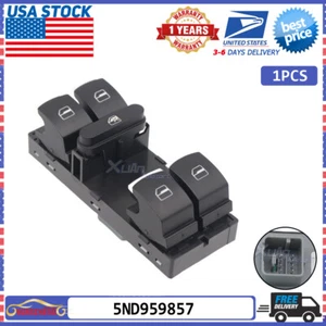 For JETTA GOLF GTI PASSAT 05-17 Driver Side Master Power Window Switch 5ND959857 - Picture 1 of 10