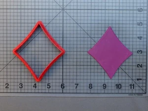 Poker - Diamond 266-A752 Cookie Cutter - Picture 1 of 2