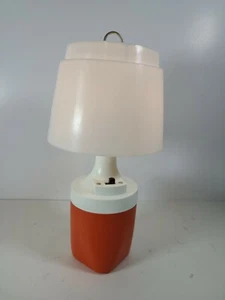 Ray-O-Vac No.100 Portable Camping Light Table Lamp Lantern Indoor/Outdoor-Orange - Picture 1 of 9
