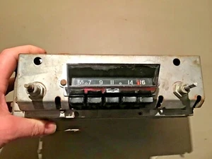 1959 1960 Chevy Radio used original condition Chevrolet Part# 987891 - Picture 1 of 8