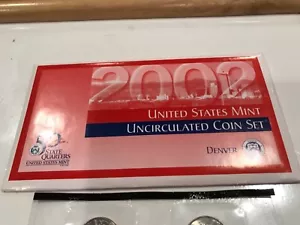 2002 U.S. DENVER MINT UNCIRCULATED COIN SET W/CERTIFICATE OF AUTHENTICITY - Picture 1 of 13