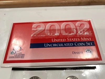 2002 U.S. DENVER MINT UNCIRCULATED COIN SET W/CERTIFICATE OF  AUTHENTICITY - Image 1 of 4