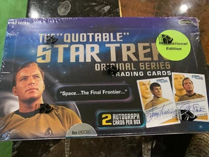 2004 Quotable Star Trek Original Series International Trading Card Box 40ct - Picture 1 of 4
