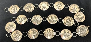 Manuel Hoyungowa Vintage Hopi Native American Sterling Silver Concho Belt - Picture 1 of 21