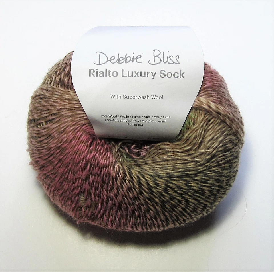 100 gm ball of Debbie Bliss RIALTO LUXURY SOCK knitting yarn Color #16 NEWPORT - Image 1 of 1