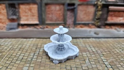 1/160 Brunnen aus "Marmor" (groß) Statue für Stadt Diorama für Spur N - Bild 1 von 3