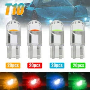 Car Accessory T10 LED COB Wedge Interior Dome Reading Map Light Bulb W5W 168 194 - Picture 1 of 17