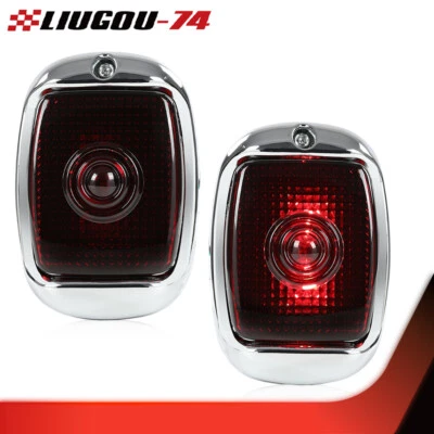 Fit For 1940-1953 Chevy First Series Pickup Truck Rear Tail Lamp Lights LH & RH - Image 1 of 4