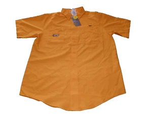 RARE NWT Men's VCU RAMS Vented Button Up Fishing Shirt /Golf Pro Edge size Med - Picture 1 of 11
