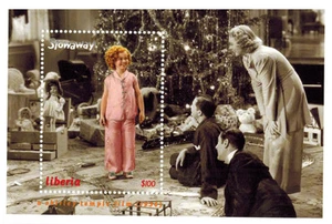 Liberia 2002 - Shirley Temple "The Stowaway" S/S of 1 Stamp - Picture 1 of 1
