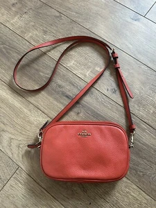 Women’s Coral Coach Messenger Bag - Picture 1 of 8