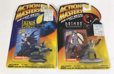 Action Masters Metal Catwoman & Legends of Batman Die Cast 1994 Lote de 2 Foto 1 de 4
