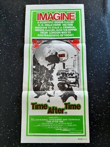 Vintage cinema advertising - Time After Time daybill - sci-fi movie poster - Picture 1 of 5