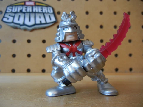 Marvel Super Hero Squad SILVER SAMURAI from Wave 15 Cover