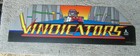  original ATARI VINDICATORS   25''-7.5" sign marquee arcade video game cF89