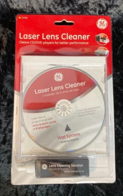 GE Laser Lens Cleaner for CD DVD Blu Ray Xbox PlayStation 72598 - Image 1 of 4