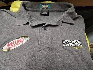 Cartoon Network Melling Engine Parts Gray Pull Over Shirt M  - Picture 1 of 1